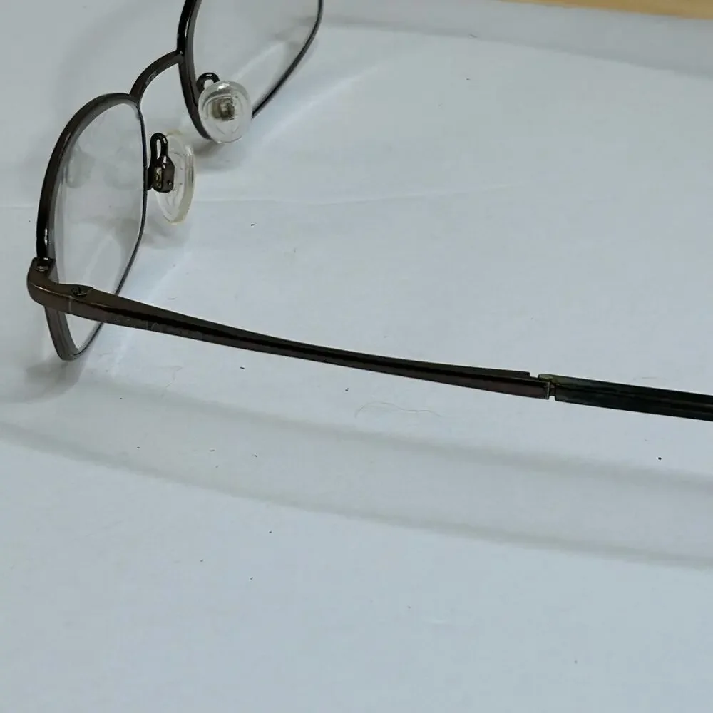 Joseph Abboud Eyeglasses Matte Gun Frames 145 Flex Hinges Women Full Rim